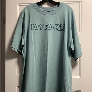 Ivy Park mint blue oversized T-shirt. Size XL.